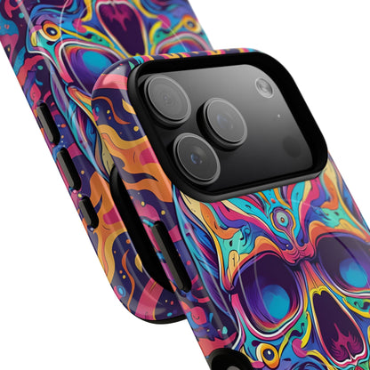 Flaming Skull iPhone 17 Pro Case - Tough+ - CASE•BOB