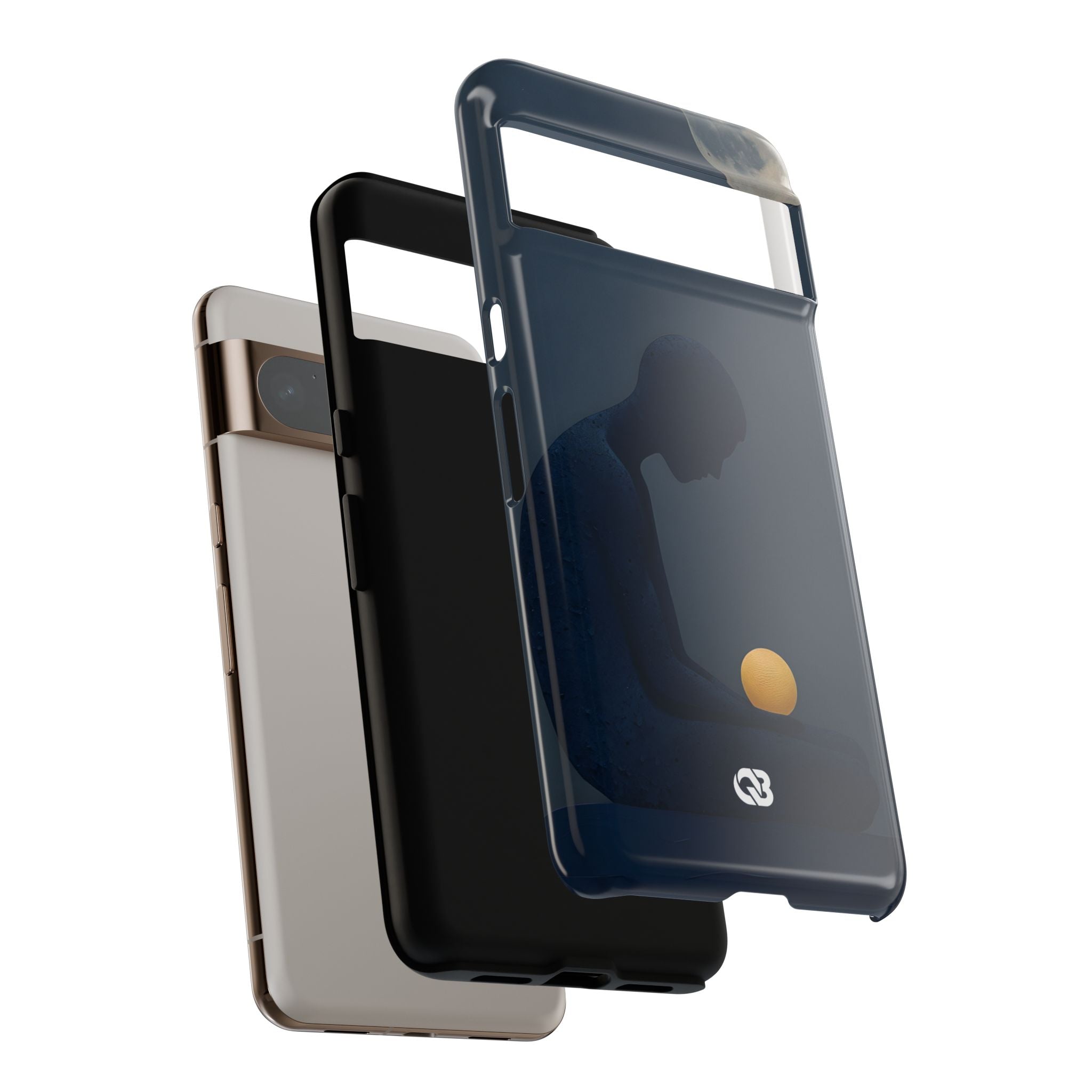 Obsidian Lunar Orb · Tough Handyhülle für Google Pixel