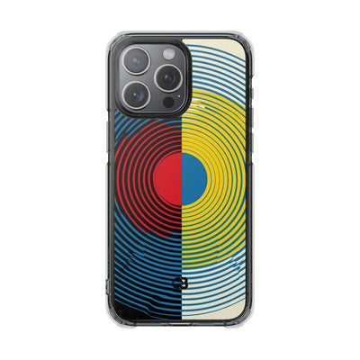 Blue Impact MagSafe Phone Case for iPhone - Primary Circuit Orbit