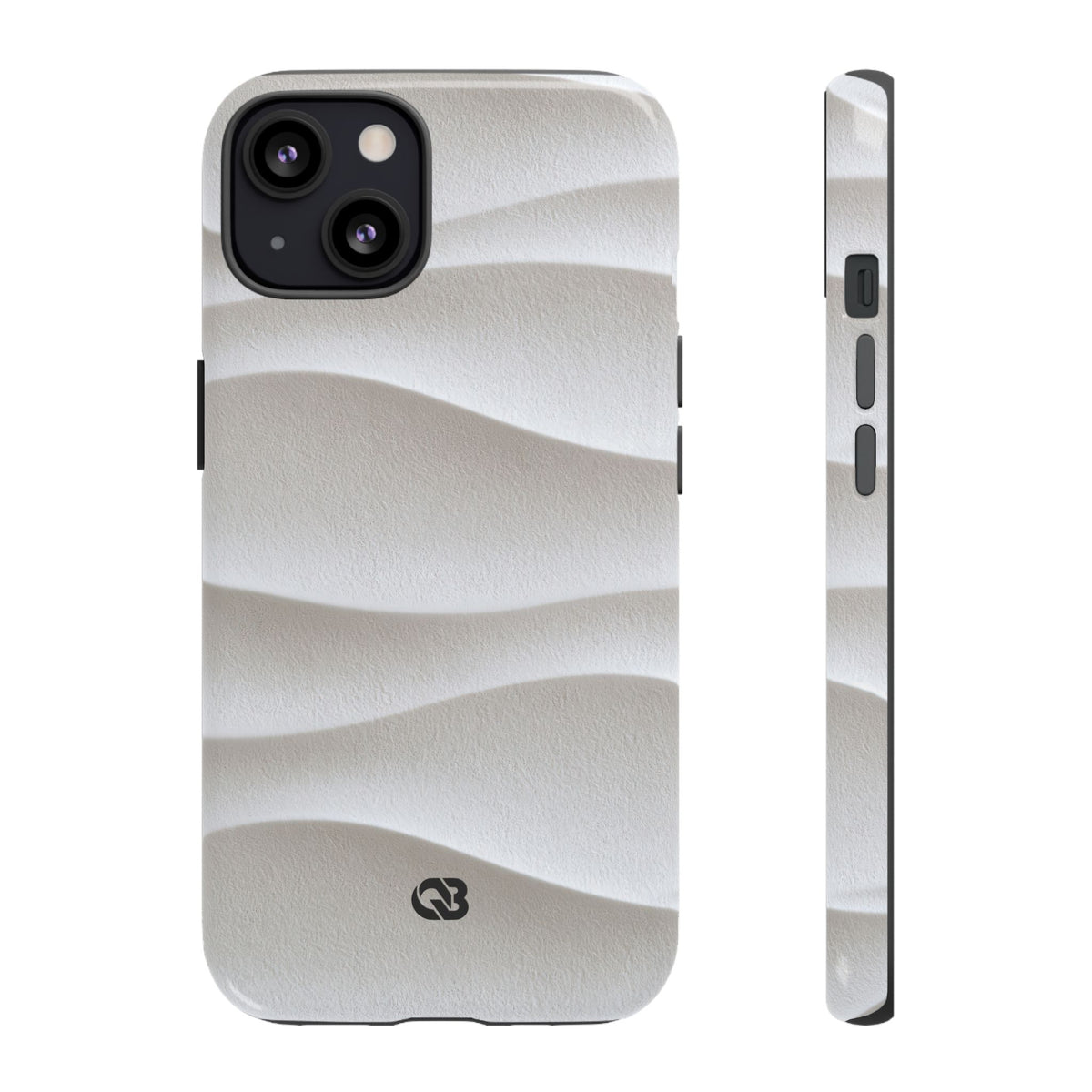 Sculpted Dune Relief · Tough Phone Case for iPhone · White