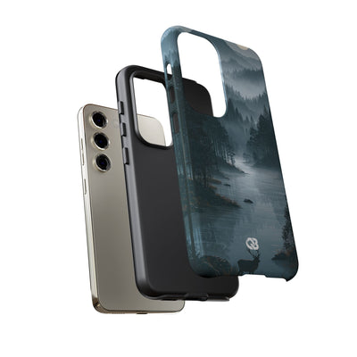 Silent Nordic Fjord · Tough Phone Case for Samsung · Blue