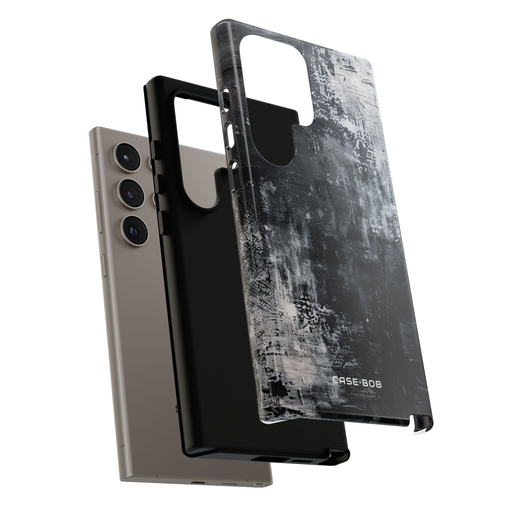 Texturiertes Blackscape Samsung S24 Ultra Case - Tough