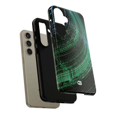 Orbital Data Stream · Tough Phone Case for Samsung · Green
