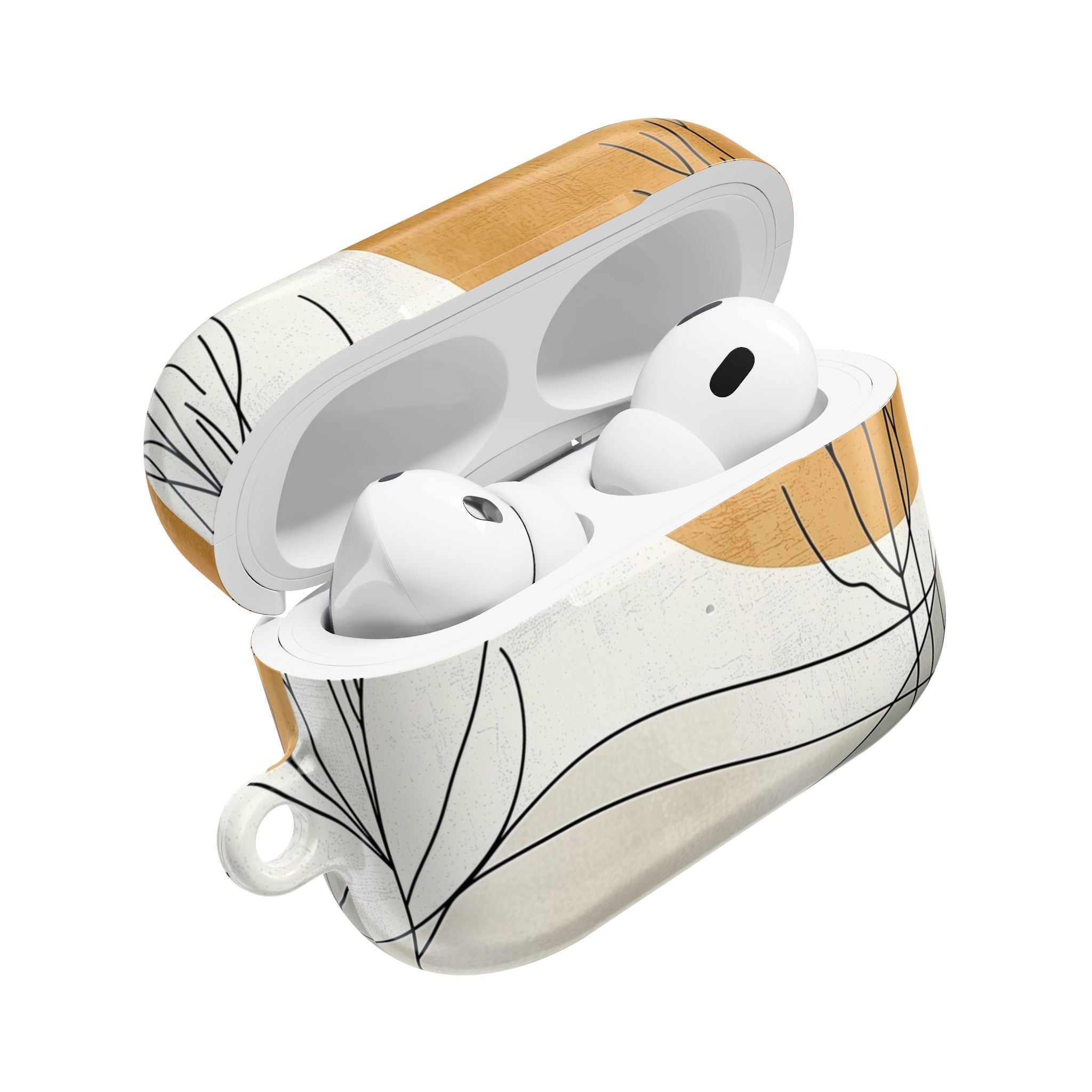 Orange Eclipse Trees - AirPods Case