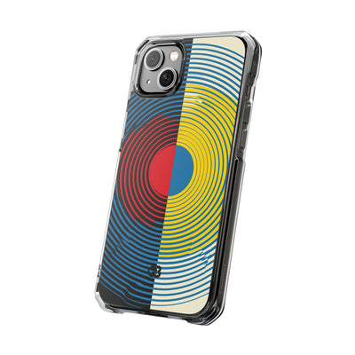 Blue Impact MagSafe Phone Case for iPhone - Primary Circuit Orbit