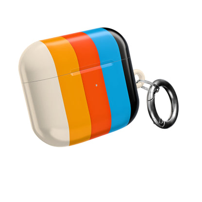 Rainbow Stripes Beige - AirPods Case