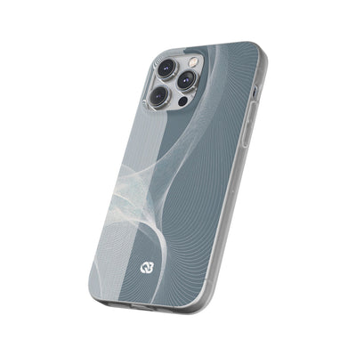 Grey Lite Phone Case for iPhone - Slate Mesh Horizon