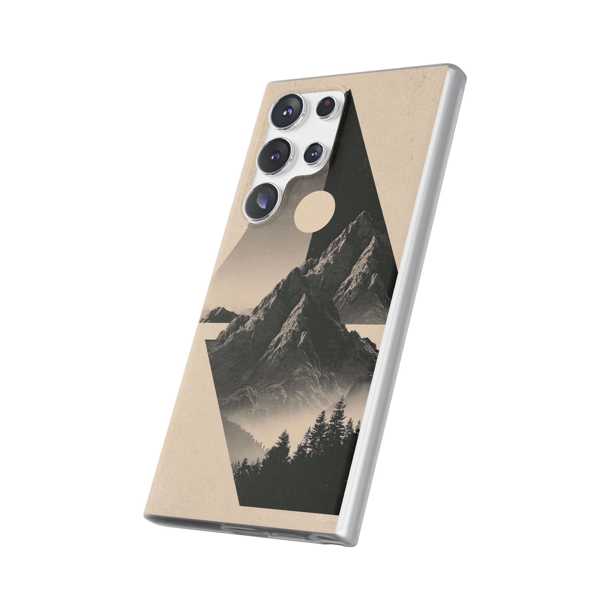 Beige Lite Phone Case for Samsung - Obsidian Summit Parchment