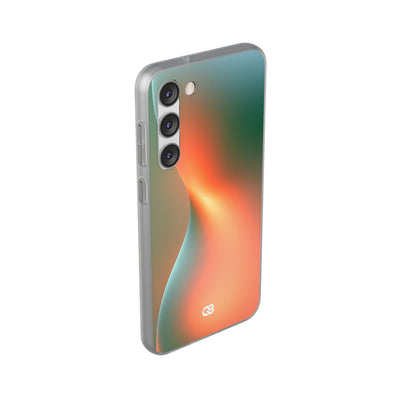 Radiant Contour · Lite Phone Case for Samsung · Orange
