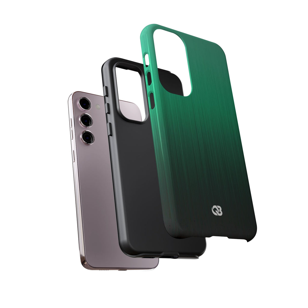 Emerald Cascade · Tough Phone Case for Samsung · Green