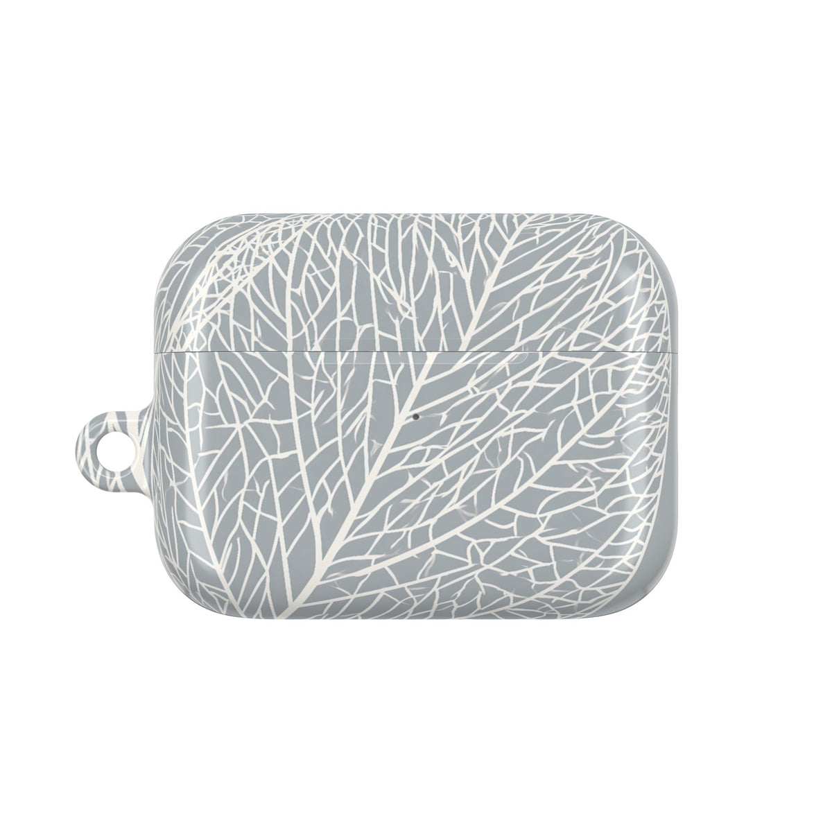Minimal Leaf Skeleton · Hard Case for AirPods & AirPods Pro · Grey