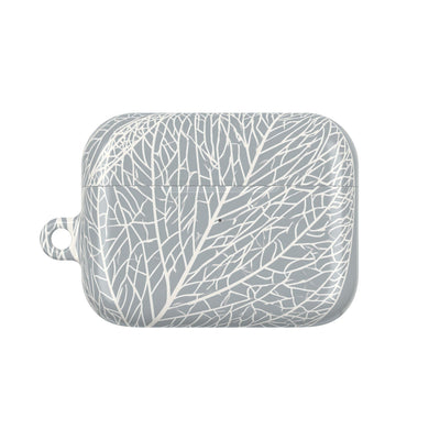Minimal Leaf Skeleton · Hard Case for AirPods & AirPods Pro · Grey
