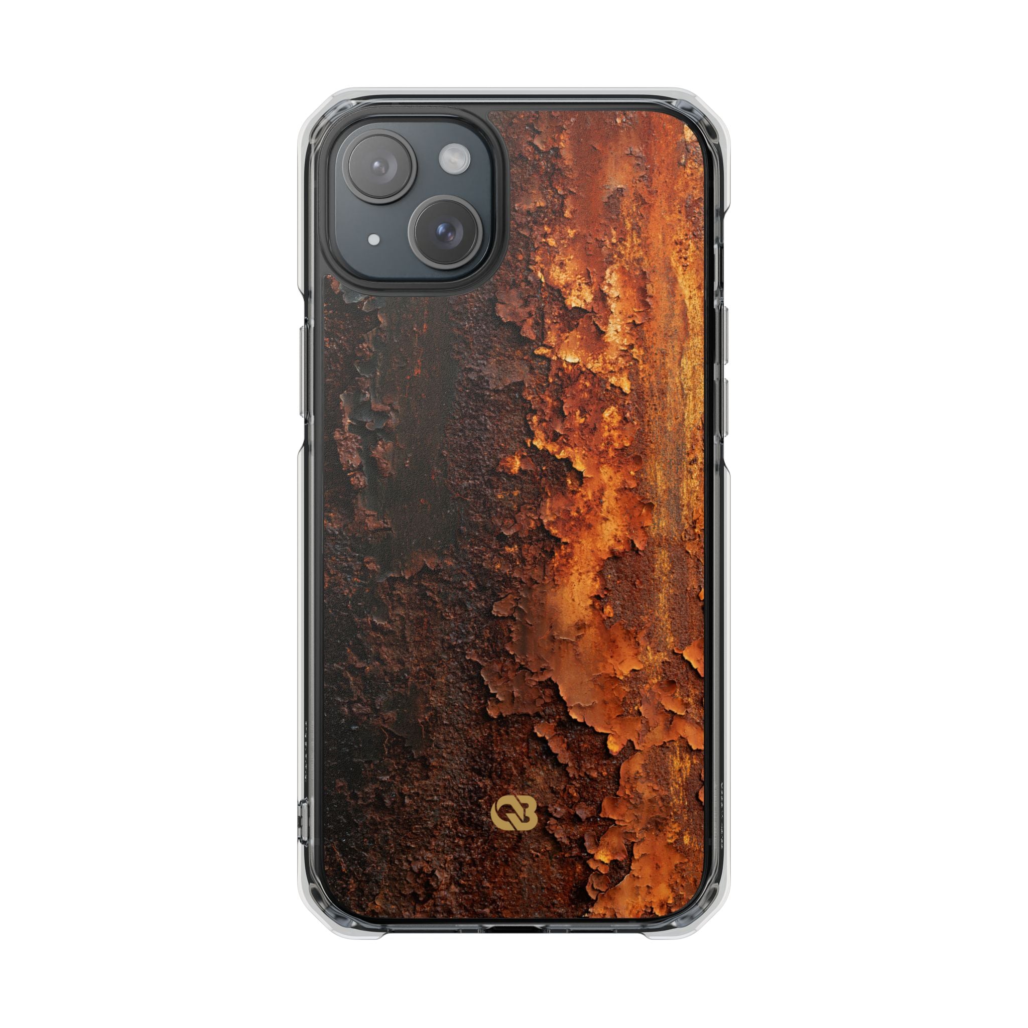 Orange Impact MagSafe Phone Case for iPhone - Oxidized Iron Crust