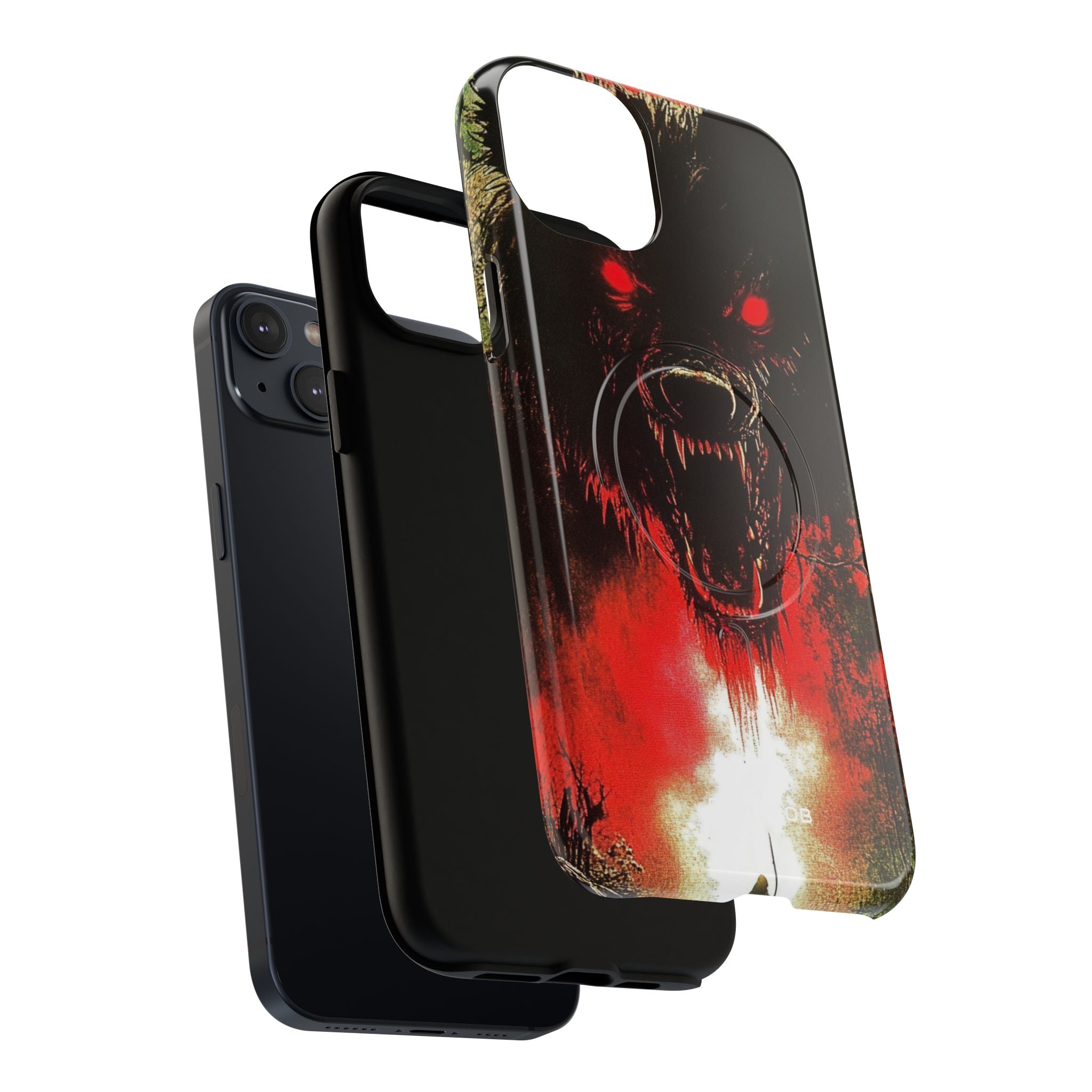Crimson Wolf iPhone 14 Plus Cover - Tough+