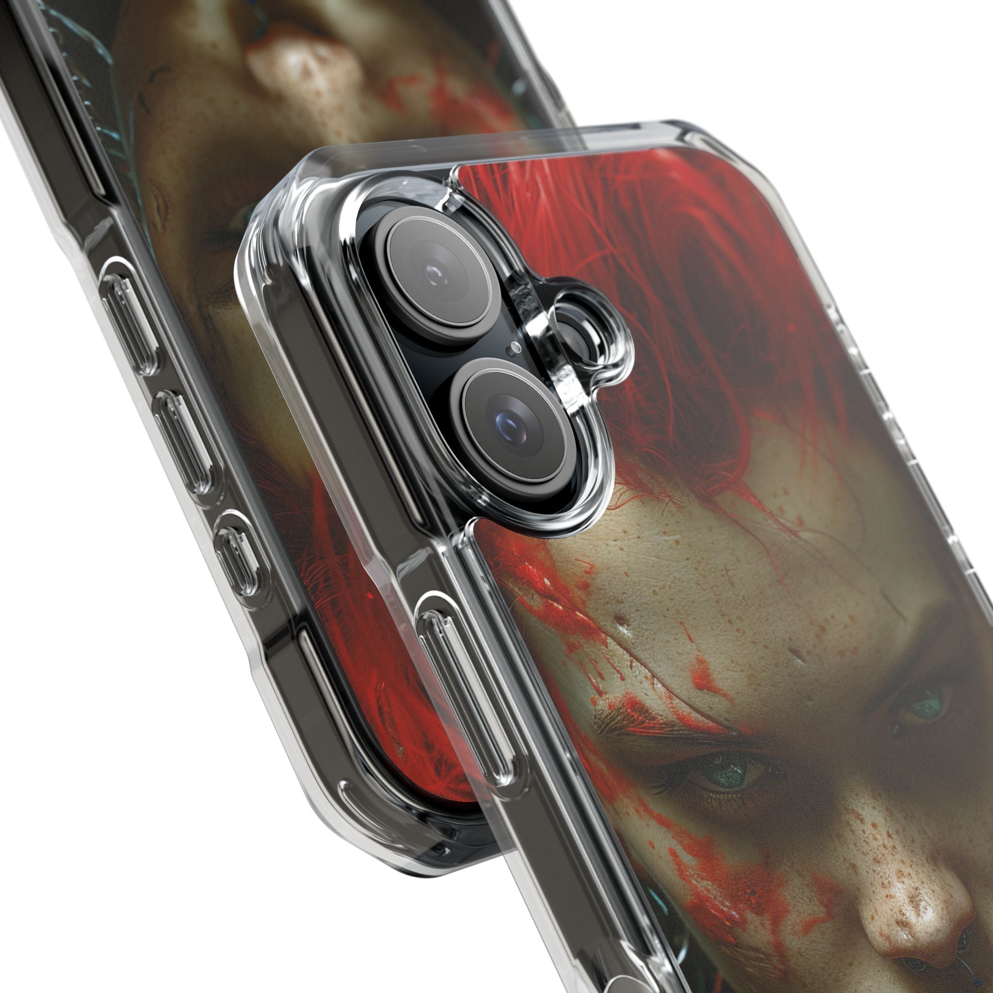 Roter Spike Blick iPhone 16 Case - Impact