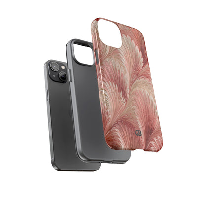 Blush Petal Plume · Tough Phone Case for iPhone · Pink