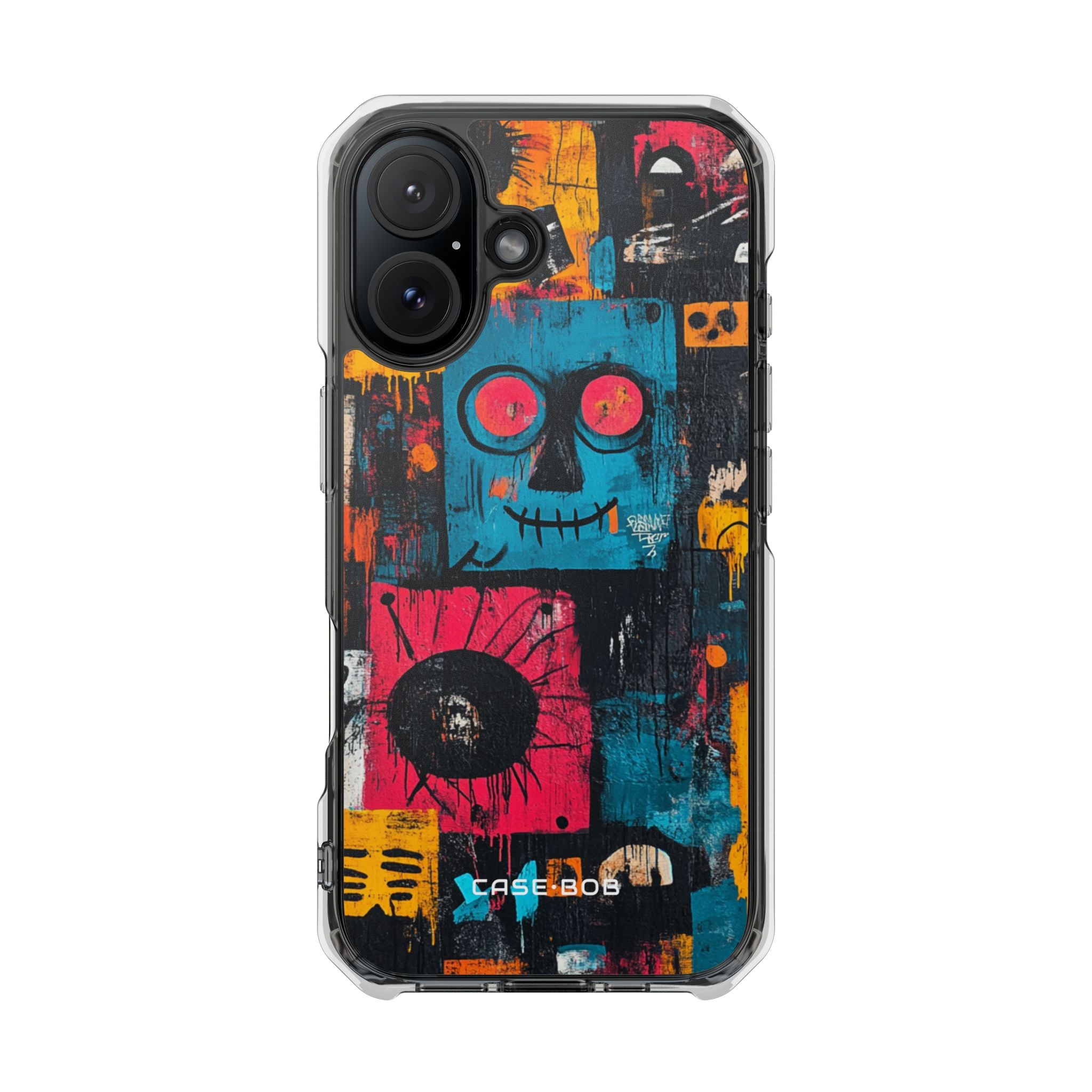 Blue Stitch Smile iPhone 16 Case - Impact - CASE•BOB