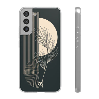 Black Lite Phone Case for Samsung - Obsidian Sand Willow