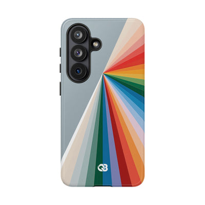 Grey Tough Phone Case for Samsung - Slate Prism Burst