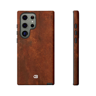 Oxidized Corten · Tough Phone Case for Samsung · Brown