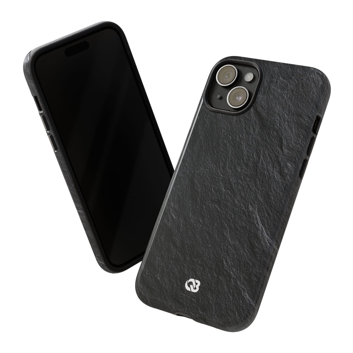 Obsidian Slate · Tough Phone Case for iPhone · Black