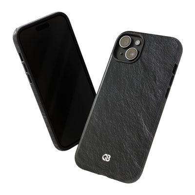 Obsidian Slate · Tough Phone Case for iPhone · Black