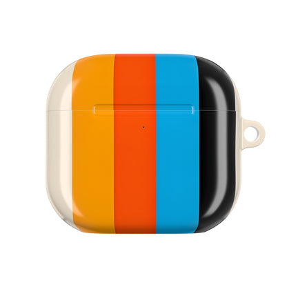 Rainbow Stripes Beige - AirPods Case