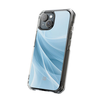 Blue Impact MagSafe Phone Case for iPhone - Arctic Silk Drift