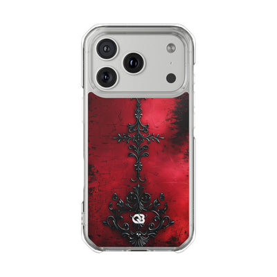 Crimson Gothic Filigree · Impact Phone Case for iPhone · Magsafe
