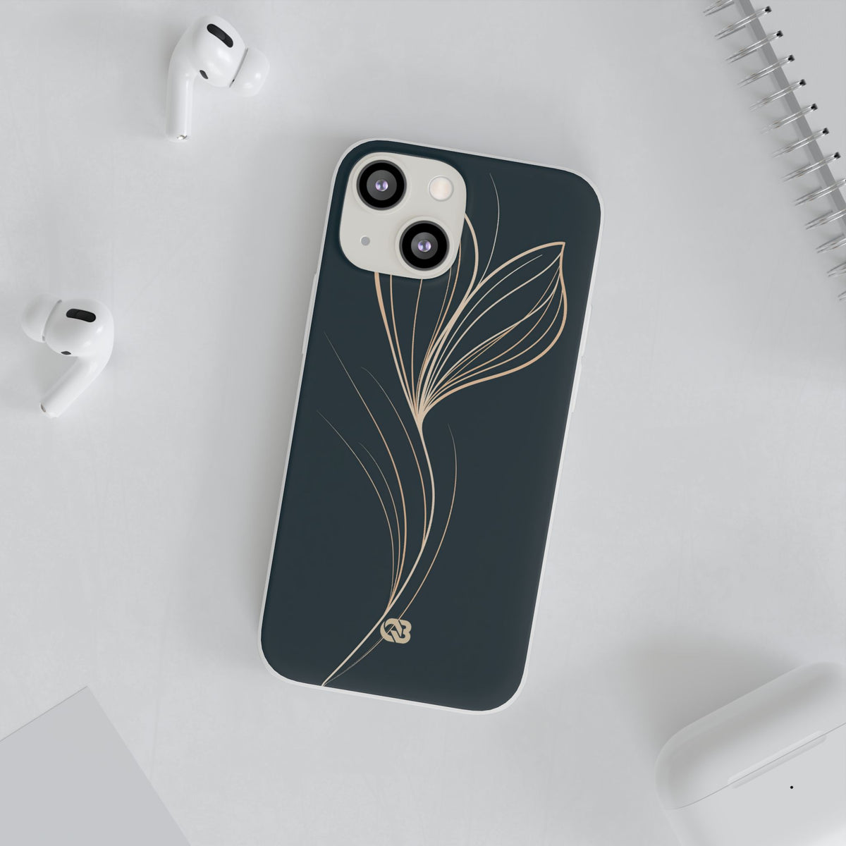 Botanical Contour · Lite Phone Case for iPhone ·  Teal