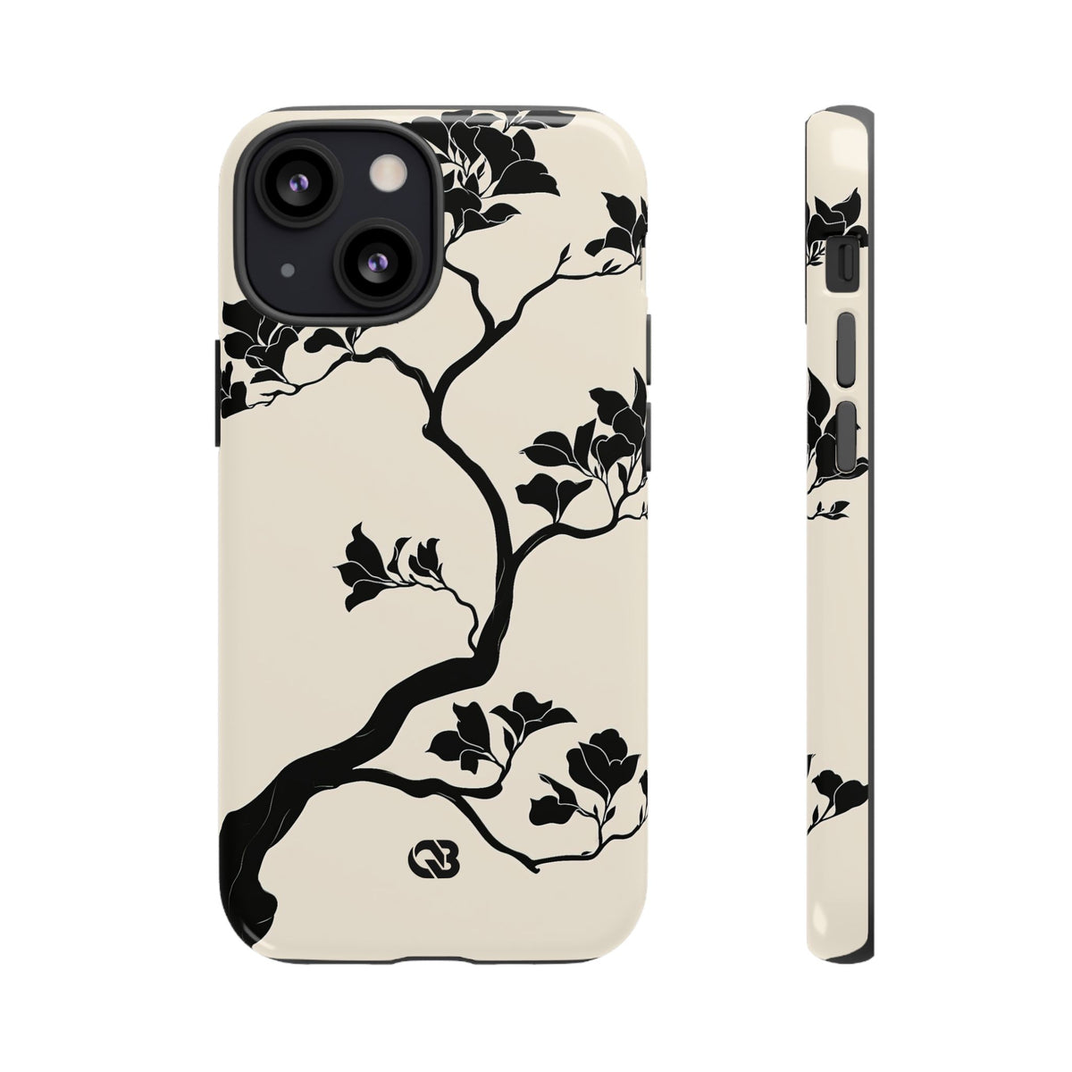 Ebony Magnolia · Tough Phone Case for iPhone · Beige