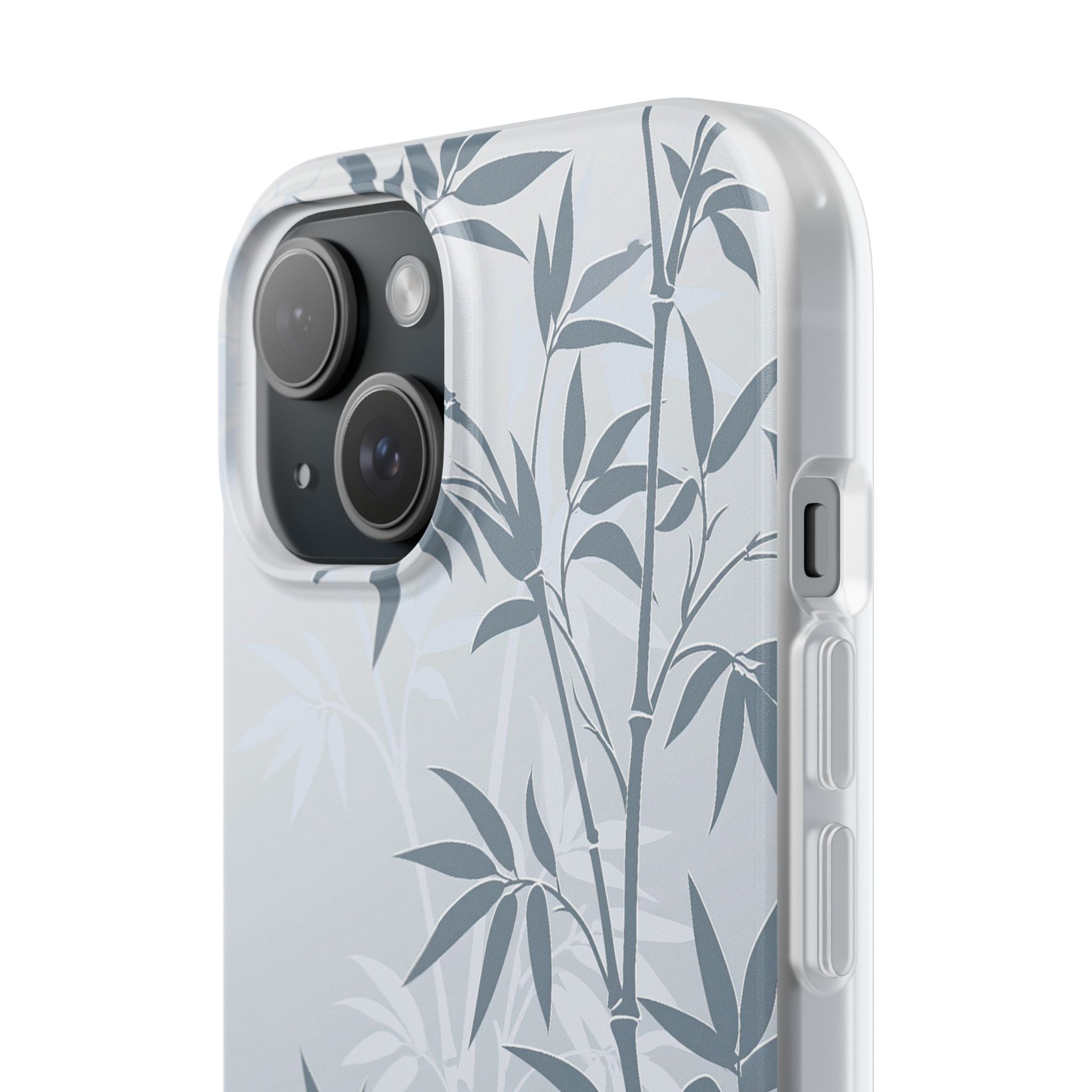 Blue Lite Phone Case for iPhone - Slate Bamboo Shadow