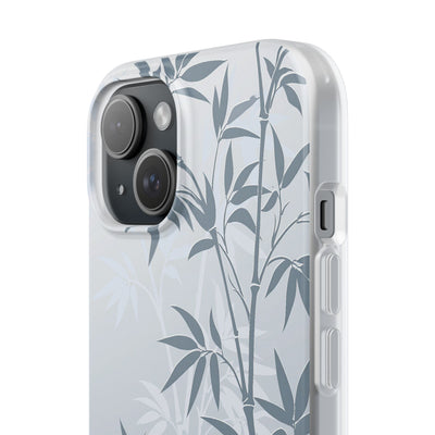 Blue Lite Phone Case for iPhone - Slate Bamboo Shadow