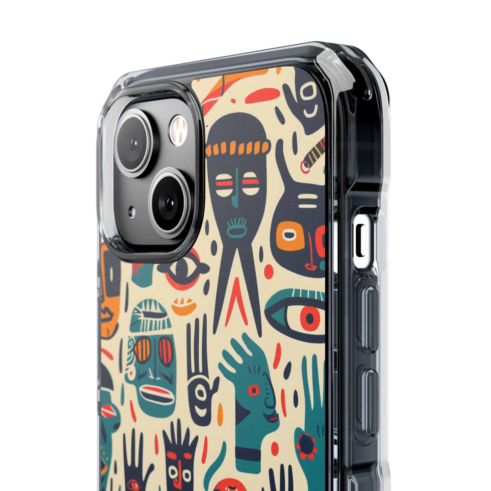 Lebendige Gesichter iPhone 14 Case - Impact