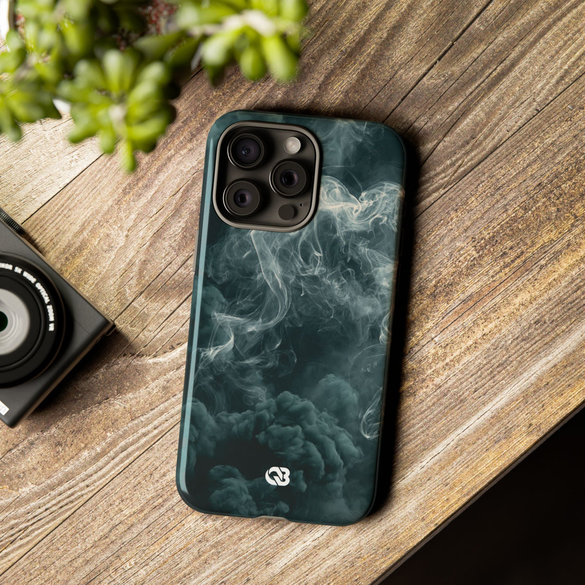 Luminescent Vapor Drift · Tough Phone Case for iPhone · Teal