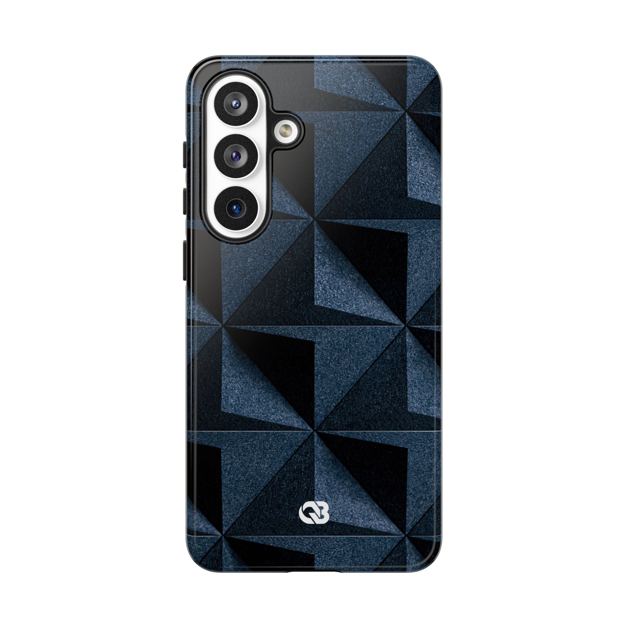Blue Tough Phone Case for Samsung - Indigo Basalt Facets