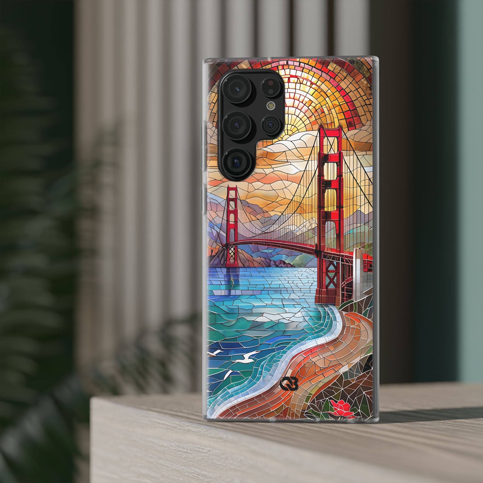 Crimson Arch Coast · Soft Custodia per Samsung