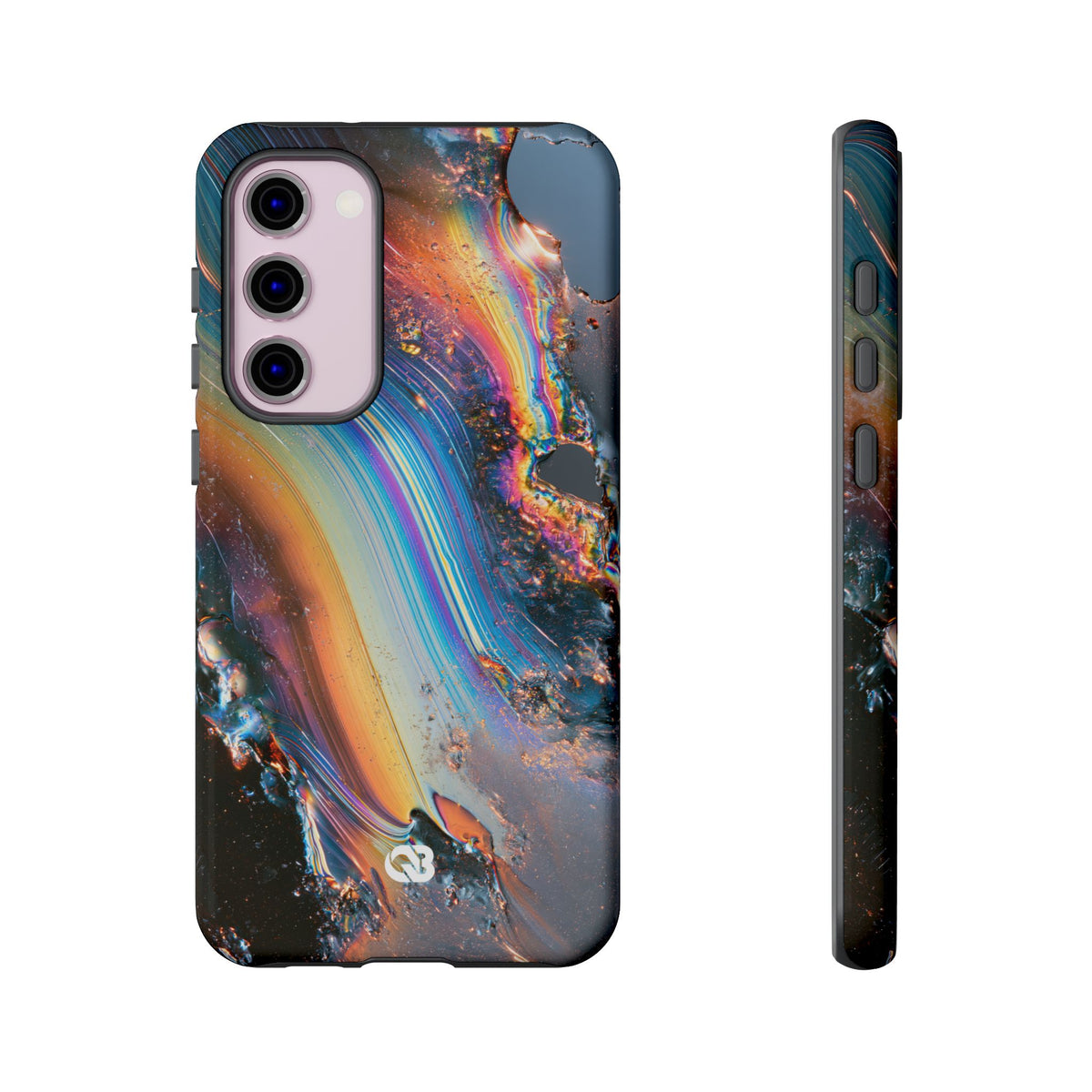 Prismatic Aura Flow · Tough Phone Case for Samsung · Blue