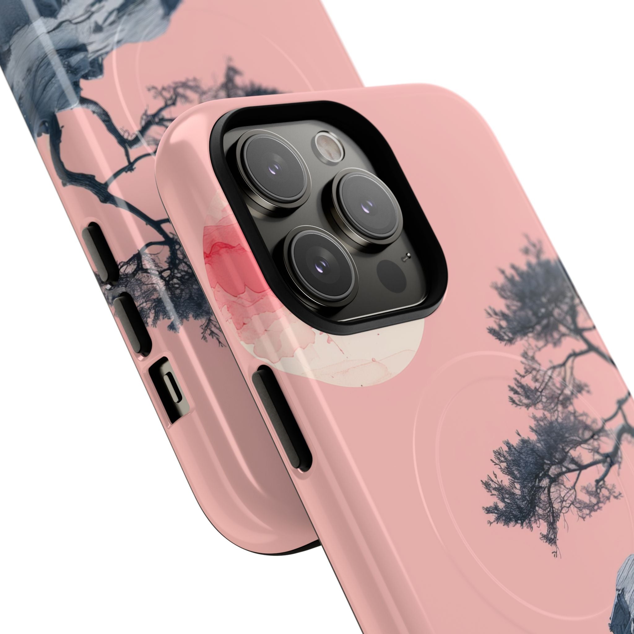 Crimson Moon Tree iPhone 14 Pro Max Case - Tough+