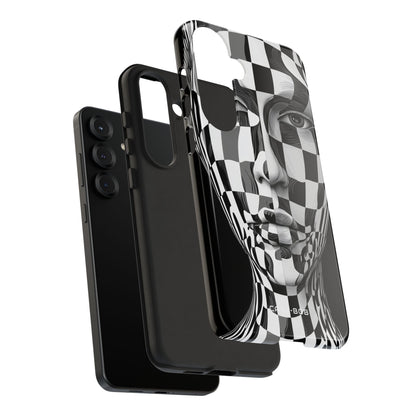 Checkered Face Samsung S25 Plus Case - Tough