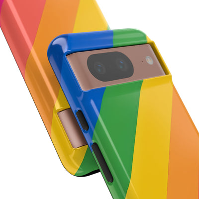 Vibrant Spectrum Slope · Tough Phone Case for Google Pixel