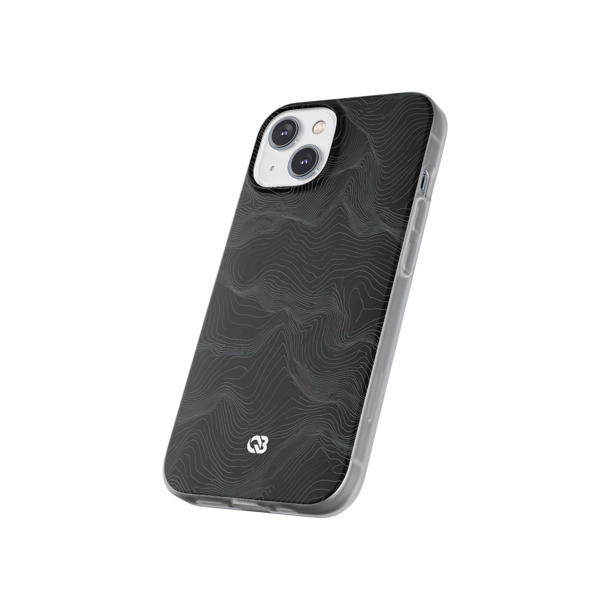 Obsidian Contour Elevation · Lite Phone Case for iPhone ·  Black
