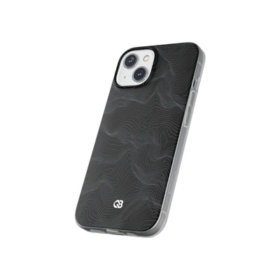 Obsidian Contour Elevation · Lite Phone Case for iPhone ·  Black