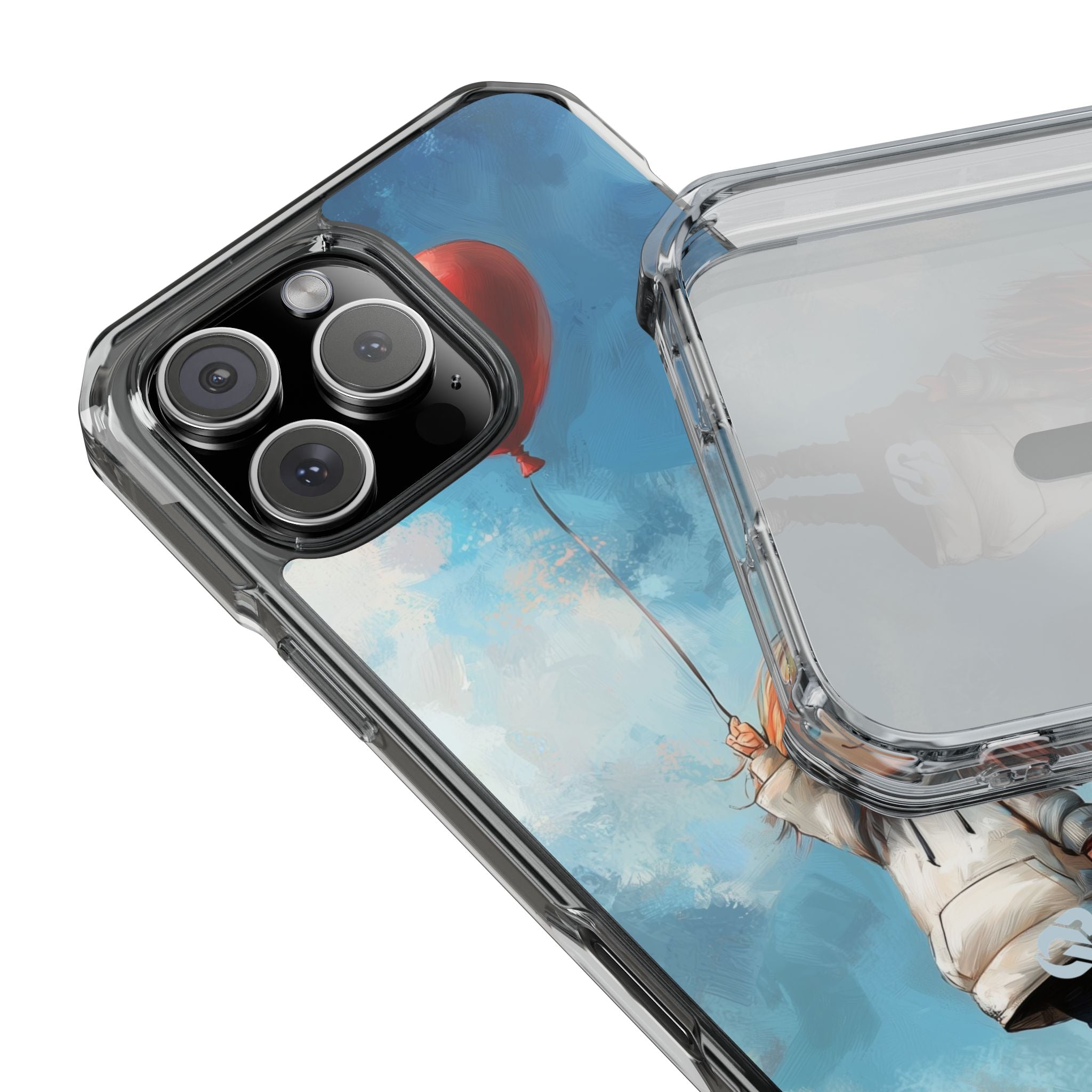 Crimson Heart Sky · Impact Phone Case for iPhone · Magsafe