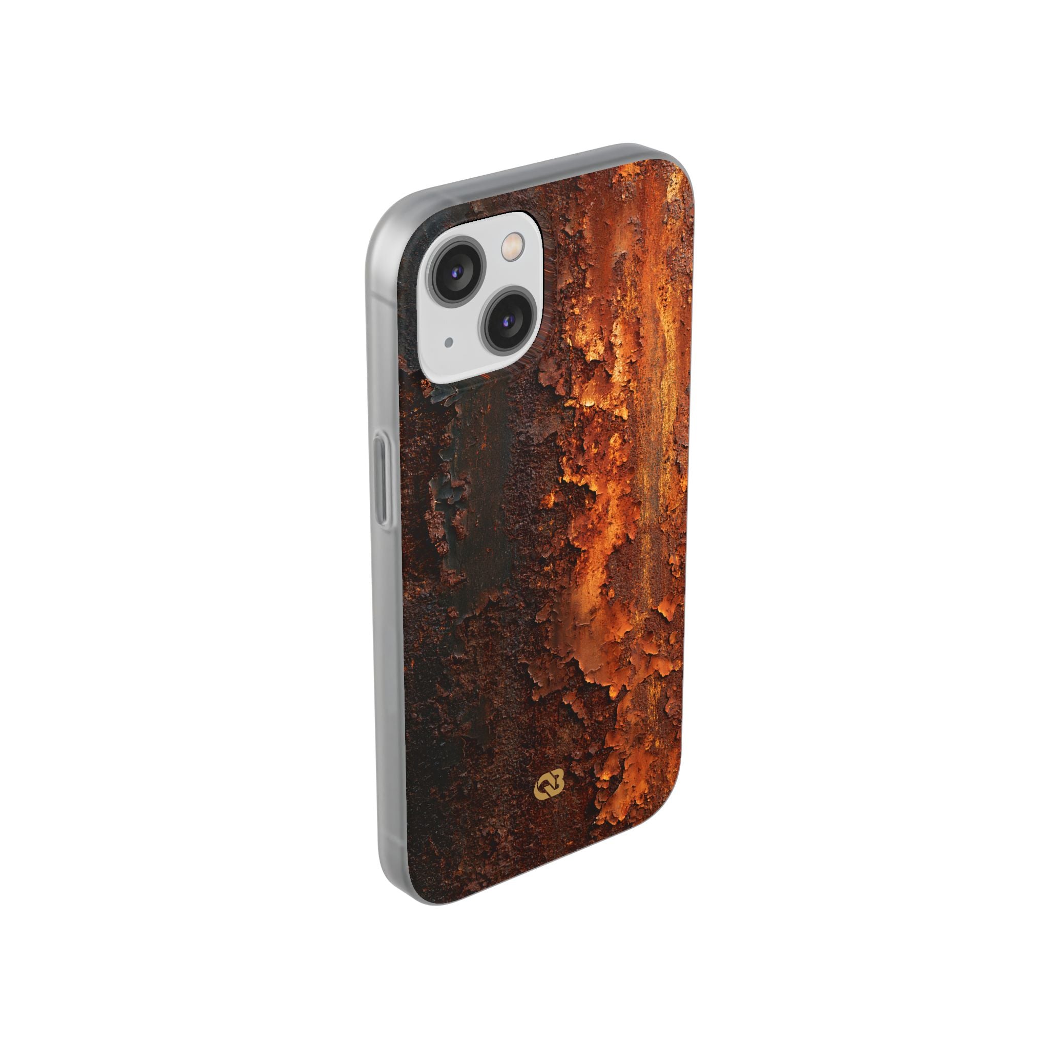 Orange Lite Phone Case for iPhone - Oxidized Iron Crust