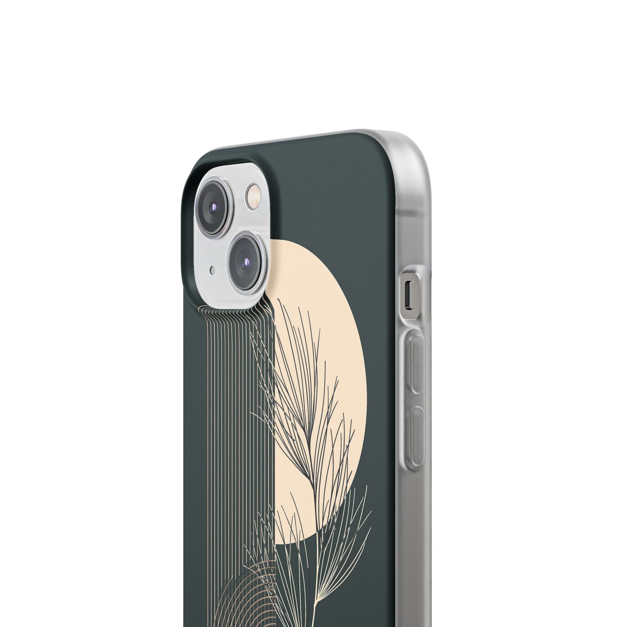 Black Lite Phone Case for iPhone - Obsidian Sand Willow