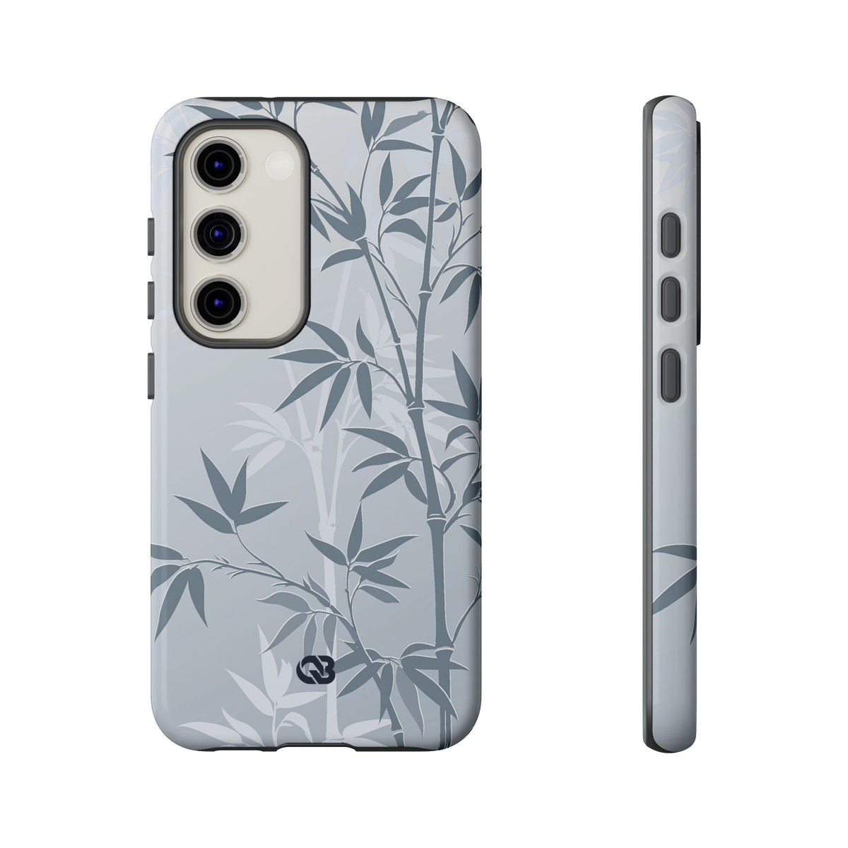 Misty Bamboo Grove · Tough Phone Case for Samsung · Blue
