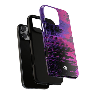 Neon Signal Shift · Tough Phone Case for iPhone · Purple