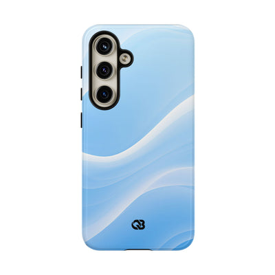 Blue Tough Phone Case for Samsung - Glacial Blue Silk
