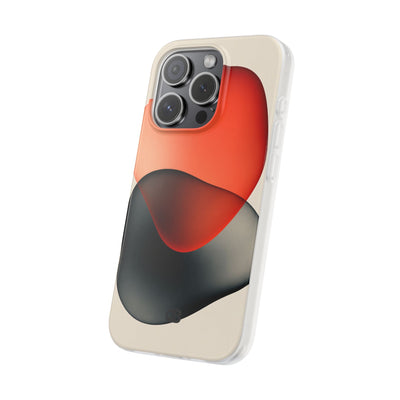 Translucent Crimson Form · Lite Phone Case for iPhone ·  Red